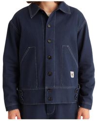 Bode - Long Sleeve Denim Jacket - Lyst