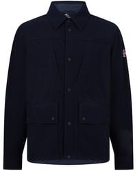 Moncler - Wool-Blend Shirt-Style Overshirt - Lyst