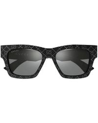 Gucci - Eyewear Square Frame Sunglasses - Lyst