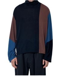 Kiko Kostadinov - Panelled Turtleneck Jumper - Lyst