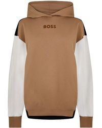 BOSS - Econy Block Hoodie - Lyst