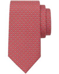 Ferragamo - Ferragamo Gancini Printed Tie - Lyst