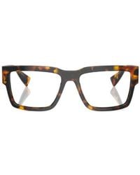 Miu Miu - Eyewear Rectangular Frame Glasses - Lyst
