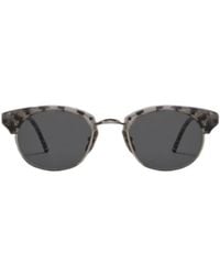 Thom Browne - Eyewear Oval Frame Sunglasses - Lyst