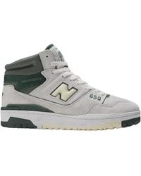 New Balance - 650 High-Top Leather Sneakers - Lyst
