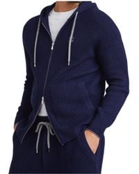 Brunello Cucinelli - Logo Embroidered Zipped Cardigan - Lyst