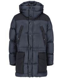 Burberry - High-Neck Hooded Coat - Lyst
