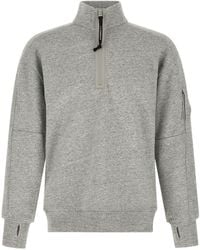 C.P. Company - Diagonal Fleece Half-Zip Sweatshirt - Lyst