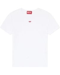 DIESEL - T-Ele-Long-D Crewneck T-Shirt - Lyst