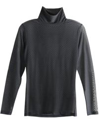 Dries Van Noten - Patterned Turtleneck Top - Lyst