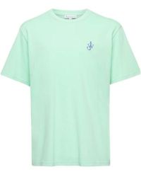 JW Anderson - Jw Anderson Anchor Embroidered T-Shirt - Lyst