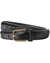 TOTEME - Totême Brushed Buckle Fastened Belt - Lyst