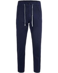 Eleventy - Drawstring Tapered Trousers - Lyst
