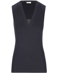 Brunello Cucinelli - V-Neck Top - Lyst