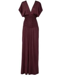AYA MUSE - Anara Ruched Maxi Dress - Lyst
