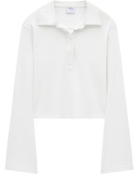 Courreges - Courrèges Long Sleeved Polo Shirt - Lyst