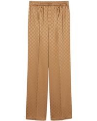 Gucci - Gg Jacquard Elastic Waistband Pants - Lyst
