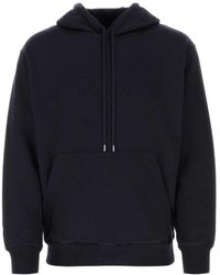 Prada - Long-Sleeved Drawstring Hoodie - Lyst