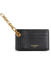 Balmain - Pulse Monogram Jacquard Card Holder - Lyst
