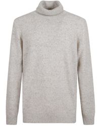 Brunello Cucinelli - Melange Turtleneck Sweater - Lyst