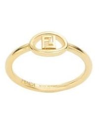 Fendi - Colored Metal Ring - Lyst