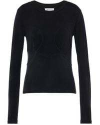 Maison Margiela - Contoured Stitch Long Sleeve Top - Lyst