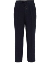 Brunello Cucinelli - Elasticated Waistband Drawstring Pants - Lyst