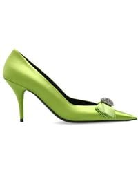 Balenciaga - Avenue Palazzo Pointed-Toe Pumps - Lyst