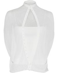 Jacquemus - Le Haut Capa Semi-Sheer Knitted Top - Lyst