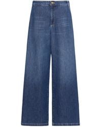Max Mara - 'S High Rise Wide Leg Jeans - Lyst