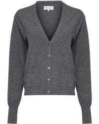 Maison Margiela - Long-Sleeved V-Neck Cardigan - Lyst