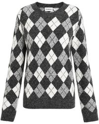 P.A.R.O.S.H. - Argyle Long-Sleeve Sweater - Lyst