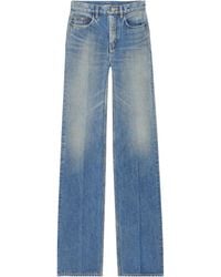 Saint Laurent - Yves Flared Jeans - Lyst