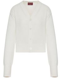 Gucci - Cotton Cardigan With Embroidery - Lyst