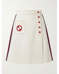 Gucci - Interlocking G A-Line Skirt - Lyst