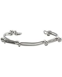 MM6 by Maison Margiela - Knot Cuff Bracelet - Lyst