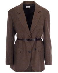 P.A.R.O.S.H. - P.A.R.O..H. Riley Double-Breasted Blazer - Lyst
