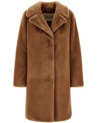 Herno - Faux Fur Coat - Lyst