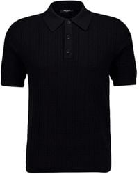 Balmain - Monogram Knit Polo Shirt - Lyst