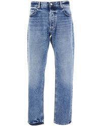 ICON DENIM - Jeans With Belt Loops And Logo Patch - Lyst