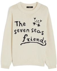 Weekend by Maxmara - Nespola Crewneck Knitted Jumper - Lyst