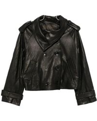 Giorgio Brato - Long-Sleeve Leather Jacket - Lyst
