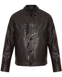 AllSaints - Nates Button-Up Jacket - Lyst