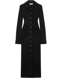Altuzarra - Claudia Crystal-Embellished Ruched Jersey Midi Dress - Lyst
