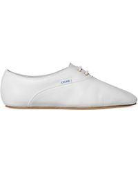 Celine - Lace-Up Flat Shoes - Lyst