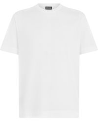 ZEGNA - Classic Cotton T-Shirt - Lyst