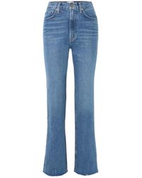 Agolde - High-Waisted Bootcut Denim Trousers - Lyst