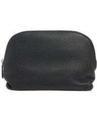 The Row - Agnes Grain Leather Pouch - Lyst