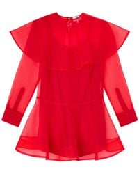 Ganni - Round Neck Dress - Lyst