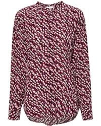 Isabel Marant - Isabel Marant Étoile Catchell Pattern-Printed Long-Sleeved Shirt - Lyst